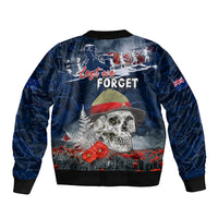 New Zealand ANZAC Day Bomber Jacket Freedom Ain't Free LT05 - Polynesian Pride