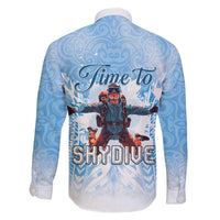 New Zealand Sky Diving Family Matching Puletasi and Hawaiian Shirt Lets Get High