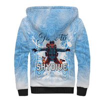 New Zealand Sky Diving Sherpa Hoodie Lets Get High LT05 - Polynesian Pride