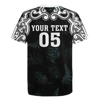 Custom New Zealand Fern Women Rugby Rugby Jersey Maori Pattern LT05 - Polynesian Pride