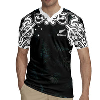 Custom New Zealand Fern Women Rugby Rugby Jersey Maori Pattern LT05 - Polynesian Pride