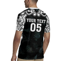 Custom New Zealand Fern Women Rugby Rugby Jersey Maori Pattern LT05 - Polynesian Pride