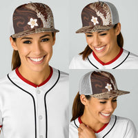 Samoa Teuila 2025 Baseball Net Cap Samoan Siapo Pattern Brown Version - Polynesian Pride