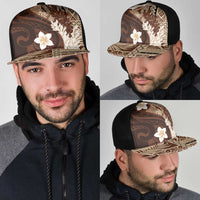 Samoa Teuila 2025 Mesh Trucker Cap Samoan Siapo Pattern Brown Version - Polynesian Pride