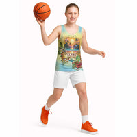 Aloha Hawaii Turtle Basketball Jersey Retro Style LT05 - Polynesian Pride