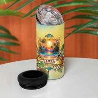 Aloha Hawaii Turtle 4 in 1 Can Cooler Tumbler Retro Style - Polynesian Pride
