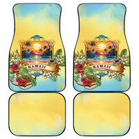 Aloha Hawaii Turtle Car Mats Retro Style - Polynesian Pride