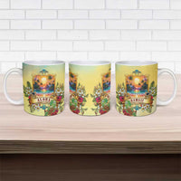 Aloha Hawaii Turtle Ceramic Mug Retro Style LT05 - Polynesian Pride
