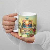 Aloha Hawaii Turtle Ceramic Mug Retro Style LT05 - Polynesian Pride