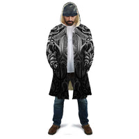 New Zealand Aotearoa Cloak Maori Manta Ray Moko Black - Polynesian Pride