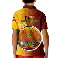 Papua New Guinea Western Province Kid Polo Shirt Mix Coat Of Arms Polynesian Pattern LT05 - Polynesian Pride