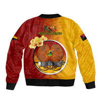 Papua New Guinea Madang Province Bomber Jacket Mix Coat Of Arms Polynesian Pattern LT05 - Polynesian Pride