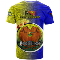 Papua New Guinea Morobe Province T Shirt Mix Coat Of Arms Polynesian Pattern LT05 - Polynesian Pride