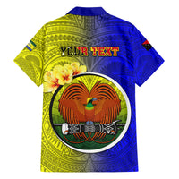 Personalized Papua New Guinea Morobe Province Kid Hawaiian Shirt Mix Coat Of Arms Polynesian Pattern LT05 - Polynesian Pride