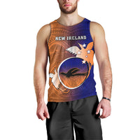 Personalized Papua New Guinea New Ireland Province Men Tank Top Mix Coat Of Arms Polynesian Pattern LT05 - Polynesian Pride