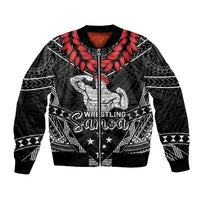 Custom Samoa Wrestling Bomber Jacket Samoan Wrestler Ulafala Style