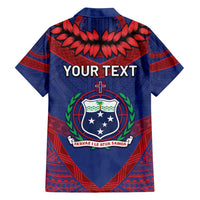 Personalised FAST Party Samoa Family Matching Summer Maxi Dress and Hawaiian Shirt Samoan Coat Of Arms Ulafala Style LT05 - Polynesian Pride
