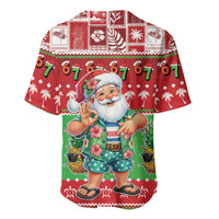 Mele Kalikimaka Hawaii Christmas Baseball Jersey Funny Santa 67 Gen Alpha Slang - Polynesian Pride