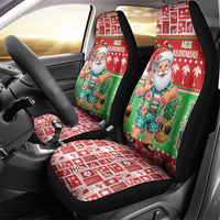 Mele Kalikimaka Hawaii Christmas Car Seat Cover Funny Santa 67 Gen Alpha Slang LT05 - Polynesian Pride