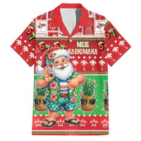 Mele Kalikimaka Hawaii Christmas Family Matching Puletasi and Hawaiian Shirt Funny Santa 67 Gen Alpha Slang - Polynesian Pride