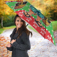 Mele Kalikimaka Hawaii Christmas Umbrella Funny Santa 67 Gen Alpha Slang - Polynesian Pride