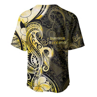 Sarcoma Awareness Baseball Jersey You Are Stronger Than Sarcoma