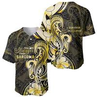Sarcoma Awareness Baseball Jersey You Are Stronger Than Sarcoma