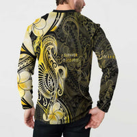 Sarcoma Awareness Button Sweatshirt You Are Stronger Than Sarcoma