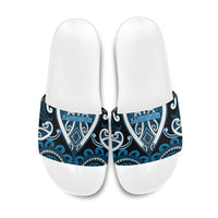 Aotearoa Ngati Kahungunu Slide Sandals Maori Tribal Pattern