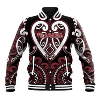 Custom Aotearoa Te Arawa Baseball Jacket Maori Tribal Pattern
