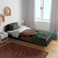 Aotearoa Ngai Tuhoe Bedding Set Maori Tribal Pattern