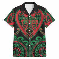 Custom Aotearoa Ngai Tuhoe Hawaiian Shirt Maori Tribal Pattern LT05 Black - Polynesian Pride