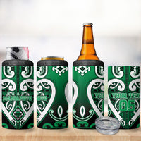 Custom Aotearoa Ngati Maniapoto 4 in 1 Can Cooler Tumbler Maori Tribal Pattern