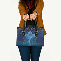 Polynesia Manta Ray Leather Bag Let's The Sea Set You Free - Polynesian Pride
