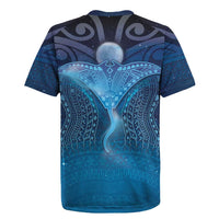 Polynesia Manta Ray Rugby Jersey Let's The Sea Set You Free - Polynesian Pride