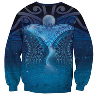 Polynesia Manta Ray Sweatshirt Let's The Sea Set You Free - Polynesian Pride