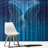 Polynesia Manta Ray Window Curtain Let's The Sea Set You Free - Polynesian Pride