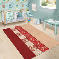 Papua New Guinea Area Rug Oro Tapa Pattern