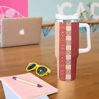 Papua New Guinea Tumbler With Handle Oro Tapa Pattern