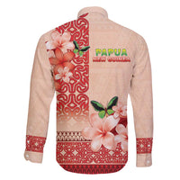 Papua New Guinea Oro Province Family Matching Mermaid Dress and Hawaiian Shirt Oro Birdwing Butterfly