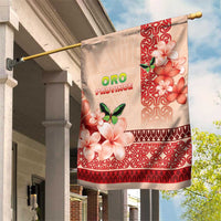 Papua New Guinea Oro Province Garden Flag Oro Birdwing Butterfly LT05 House Flag Beige - Polynesian Pride