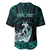 Personalised New Zealand Waka Racing Baseball Jersey Maori Warriors LT05 - Polynesian Pride