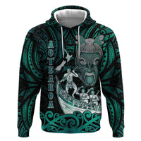 Personalised New Zealand Waka Racing Hoodie Maori Warriors
