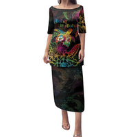 Hawaii Pride Family Matching Puletasi and Hawaiian Shirt Aloha Is Aloha