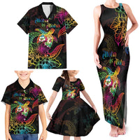 Hawaii Pride Family Matching Tank Maxi Dress and Hawaiian Shirt Aloha Is Aloha