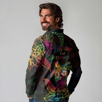 Hawaii Pride Long Sleeve Polo Shirt Aloha Is Aloha