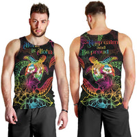 Hawaii Pride Men Tank Top Aloha Is Aloha