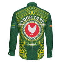 Personalized American Samoa Manua Cession Day Family Matching Off The Shoulder Long Sleeve Dress and Hawaiian Shirt Up Up The Moa