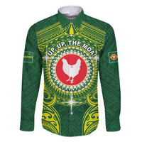 Personalized American Samoa Manua Cession Day Family Matching Summer Maxi Dress and Hawaiian Shirt Up Up The Moa