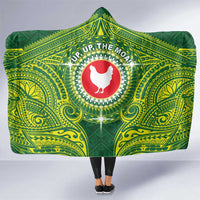 American Samoa Manua Cession Day Hooded Blanket Up Up The Moa